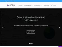 Tablet Screenshot of aitoa.fi